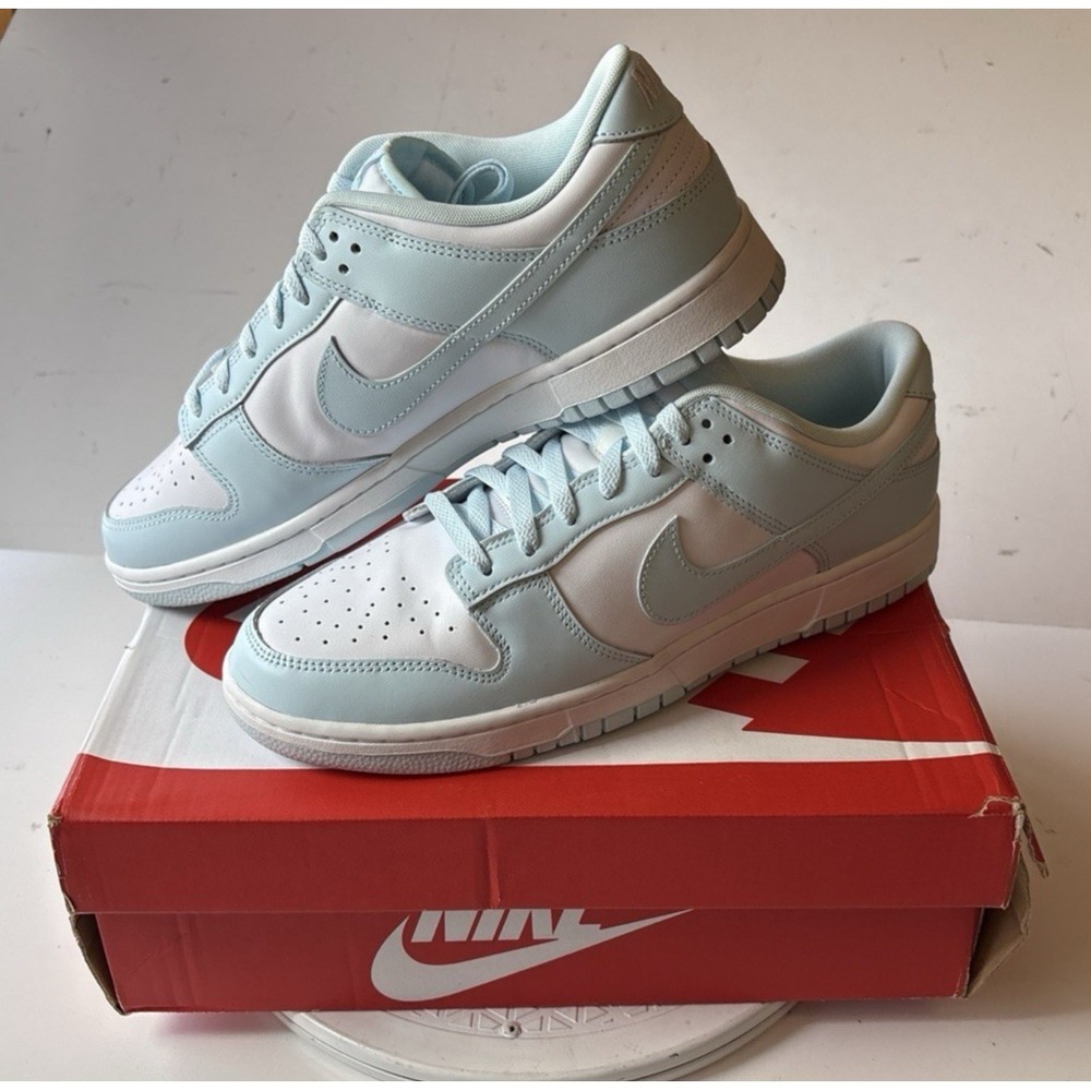8M - Nike Dunk Low Retro White/Glacier Blue DS NEW (S5)